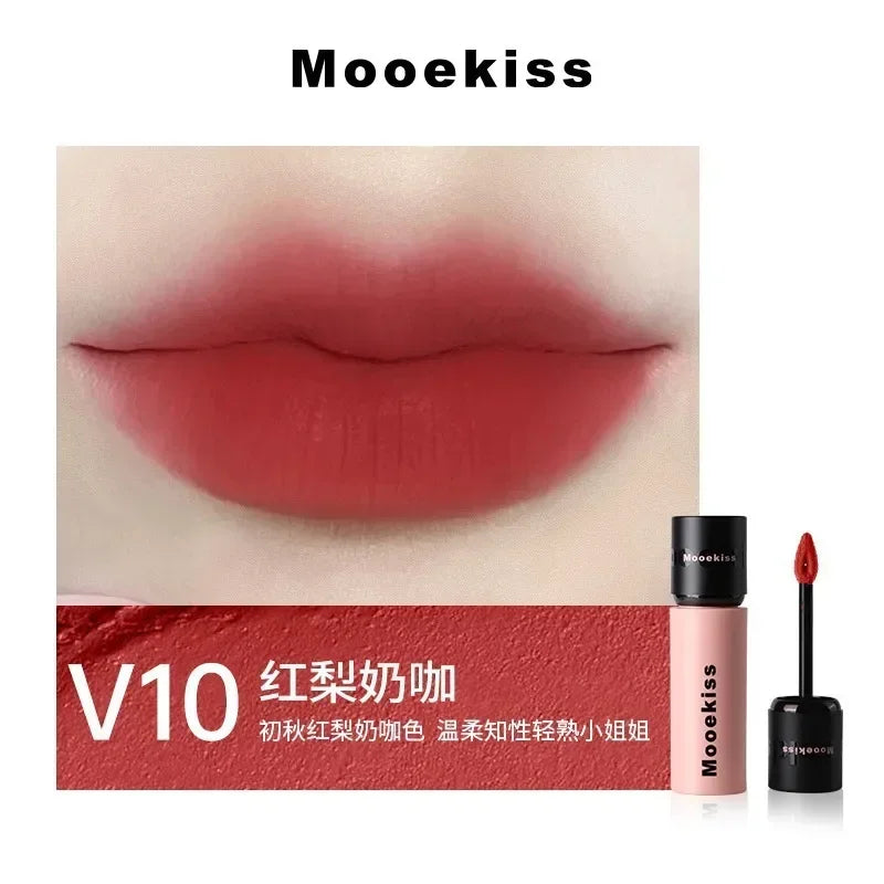 MOOEKISS Liquid Lipstick Lip Glaze Lip Gloss Matte Waterproof Long-Lasting Pretty Makeup Rare Beauty Cosmetic For Female Product