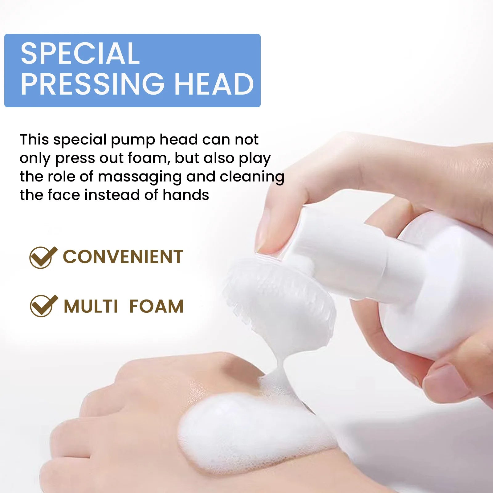 Blueberry Facial Cleanser with Pump Head Deep Cleansing Exfoliation Shrink Pores Scrub Moisturizing Oil Control Face Skin Care