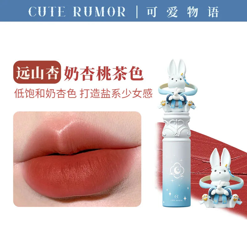 Cute Rumor Korean Matte Lipstick Makeup Soft Matte Lip Stick 24 Hours Waterproof Set