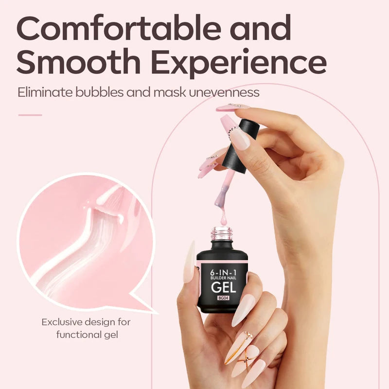 CHUNSHU 6 IN 1 Extension Gel 15ML Builder Nail Gel