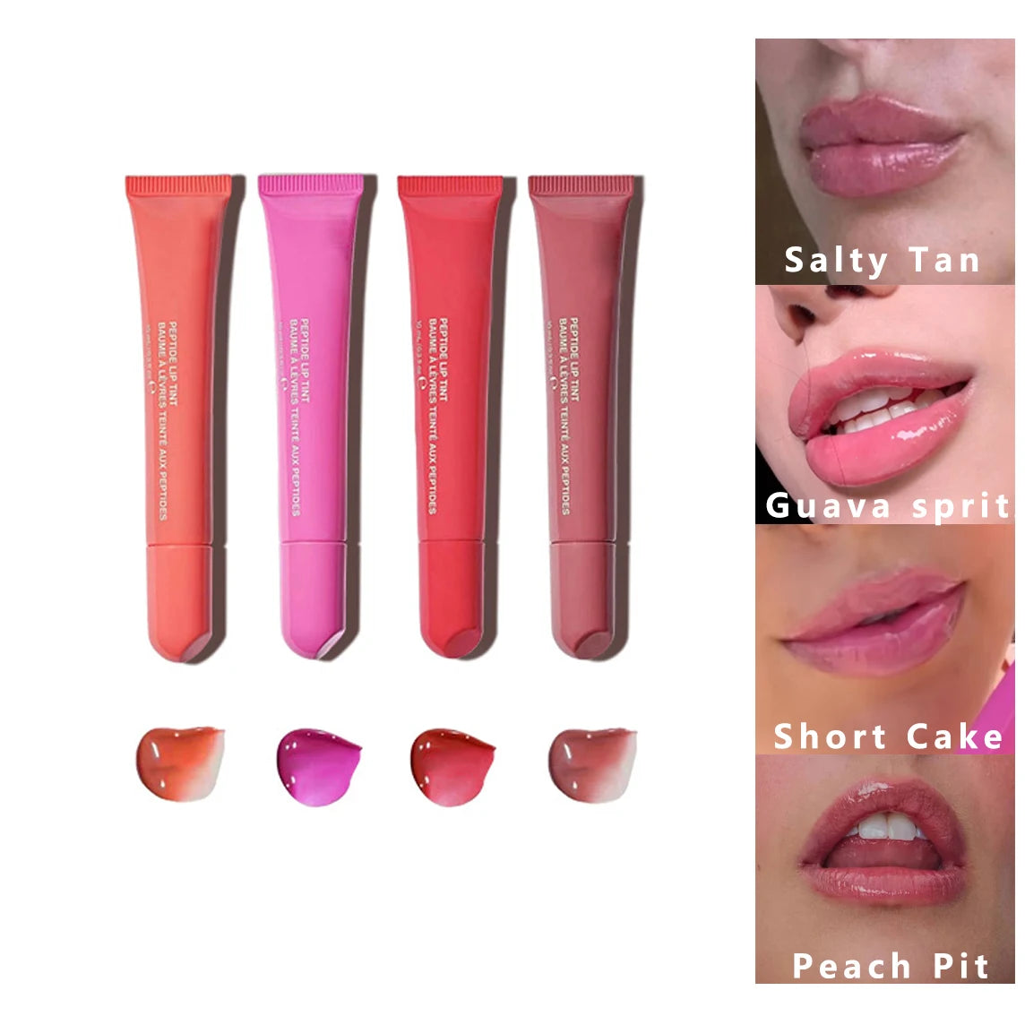 Christmas Makeup Gift Set High Shine Moisturizing Lip Gloss collection Pocket Blush Stick Multi-Functional with Makeup Bag