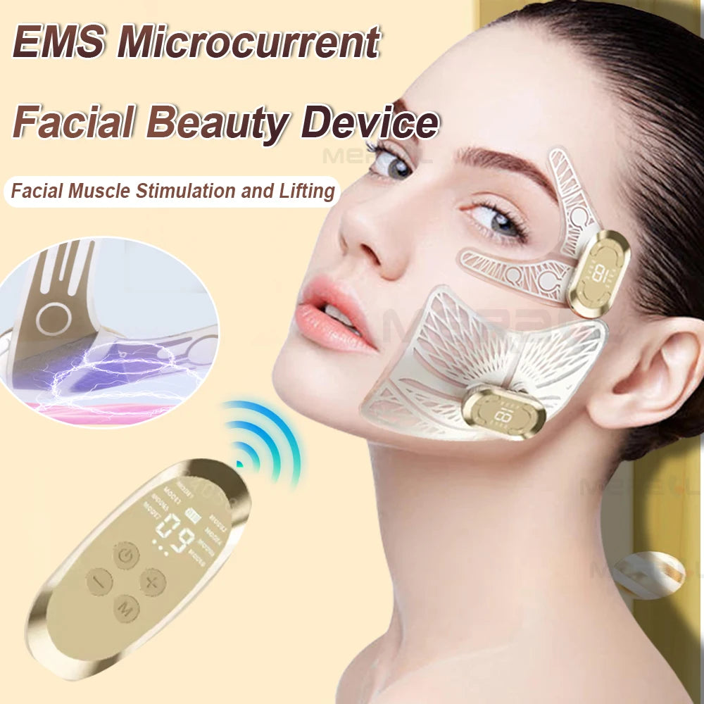 EMS Face Eye Massager Electric Muscle Stimulator Facial Massagers Beauty Eyes Facial Lifting Fatigue Relief  Skin Care