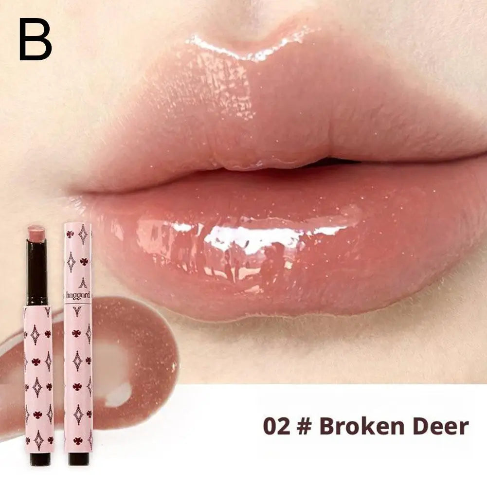 Water Gloss Lip Glaze Lip Gloss Mirror Surface Moisten Lasting For Beginner Make Up Multi-color Option Jelly Lip Gloss Lipstick