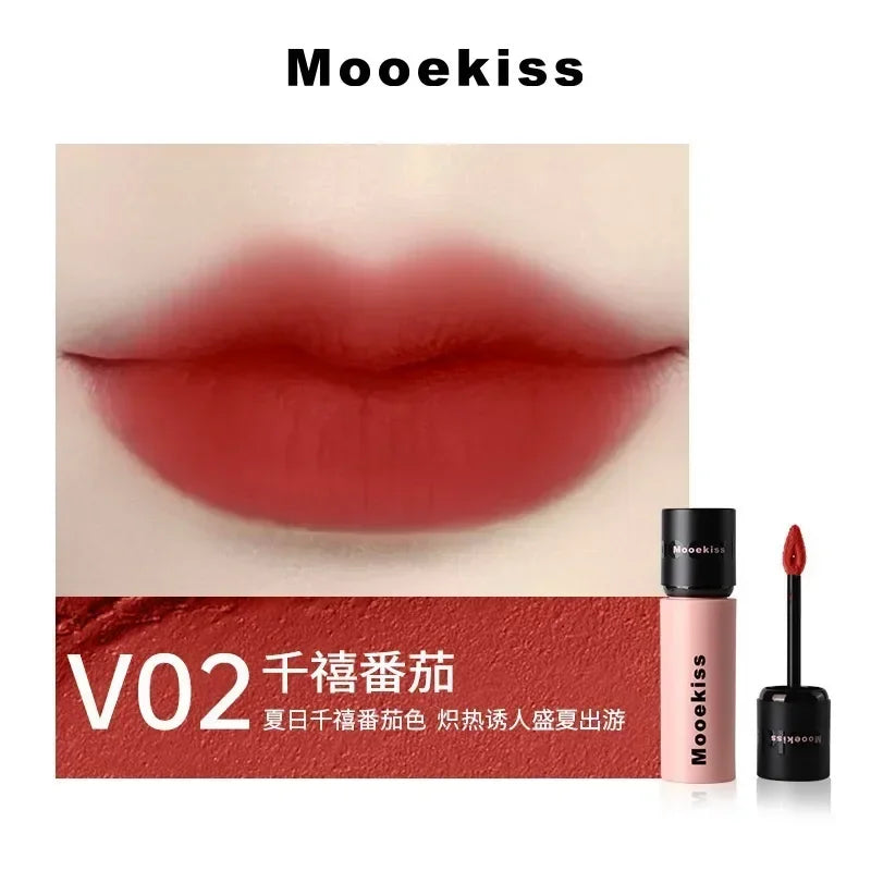 MOOEKISS Liquid Lipstick Lip Glaze Lip Gloss Matte Waterproof Long-Lasting Pretty Makeup Rare Beauty Cosmetic For Female Product