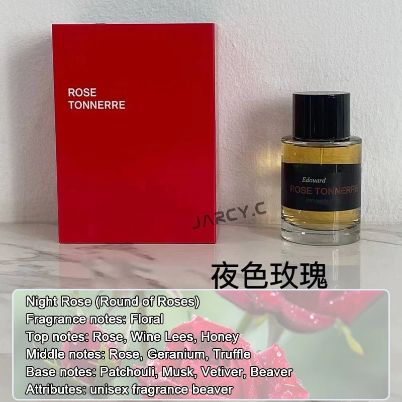 100ml Brand Perfume Wild Musk Night Rose Bitter Orange Women Men Spray Long Lasting Time Scent Nature Perfum Spray