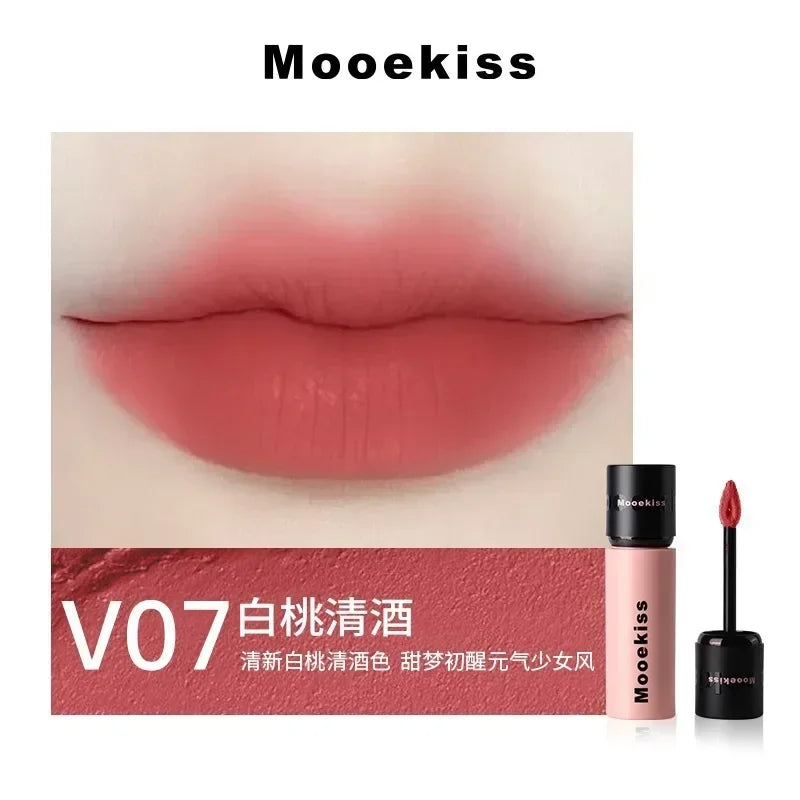 MOOEKISS Liquid Lipstick Lip Glaze Lip Gloss Matte Waterproof Long-Lasting Pretty Makeup Rare Beauty Cosmetic For Female Product