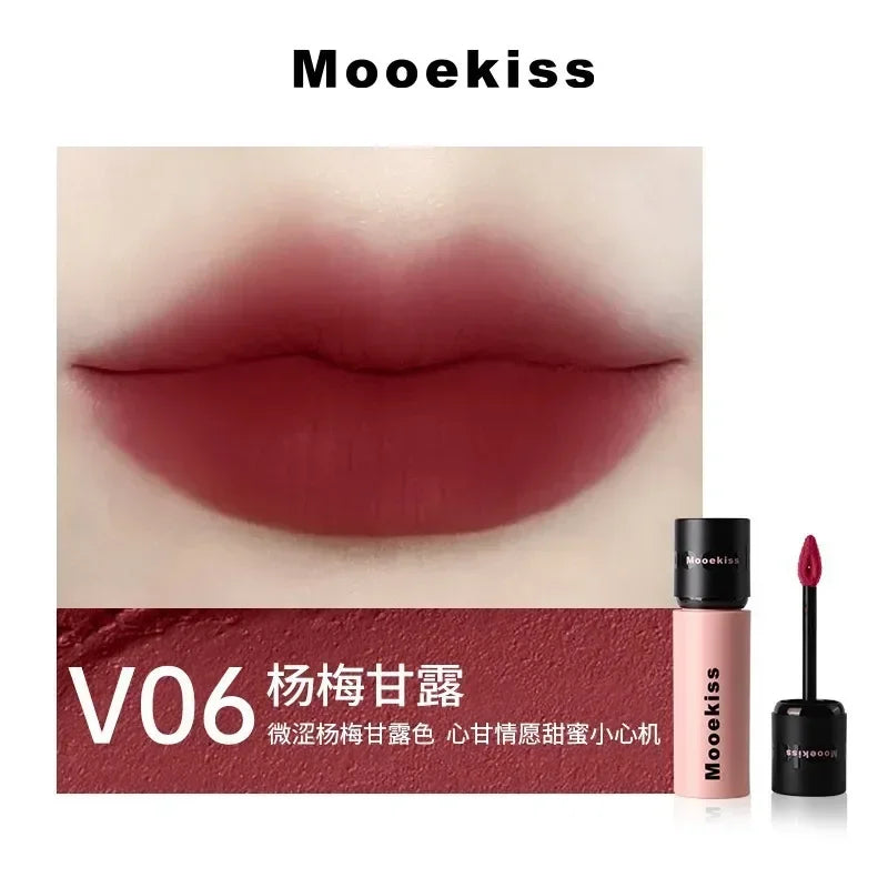 MOOEKISS Liquid Lipstick Lip Glaze Lip Gloss Matte Waterproof Long-Lasting Pretty Makeup Rare Beauty Cosmetic For Female Product
