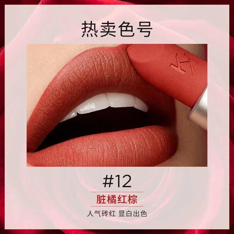 Italy KIKO High Quality Brand Lipstick Matte Satin 13 Colors Long Lasting Waterproof  Lip Stick Lips Beauty Makeup Comestics