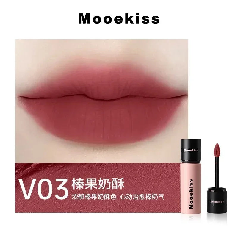 MOOEKISS Liquid Lipstick Lip Glaze Lip Gloss Matte Waterproof Long-Lasting Pretty Makeup Rare Beauty Cosmetic For Female Product