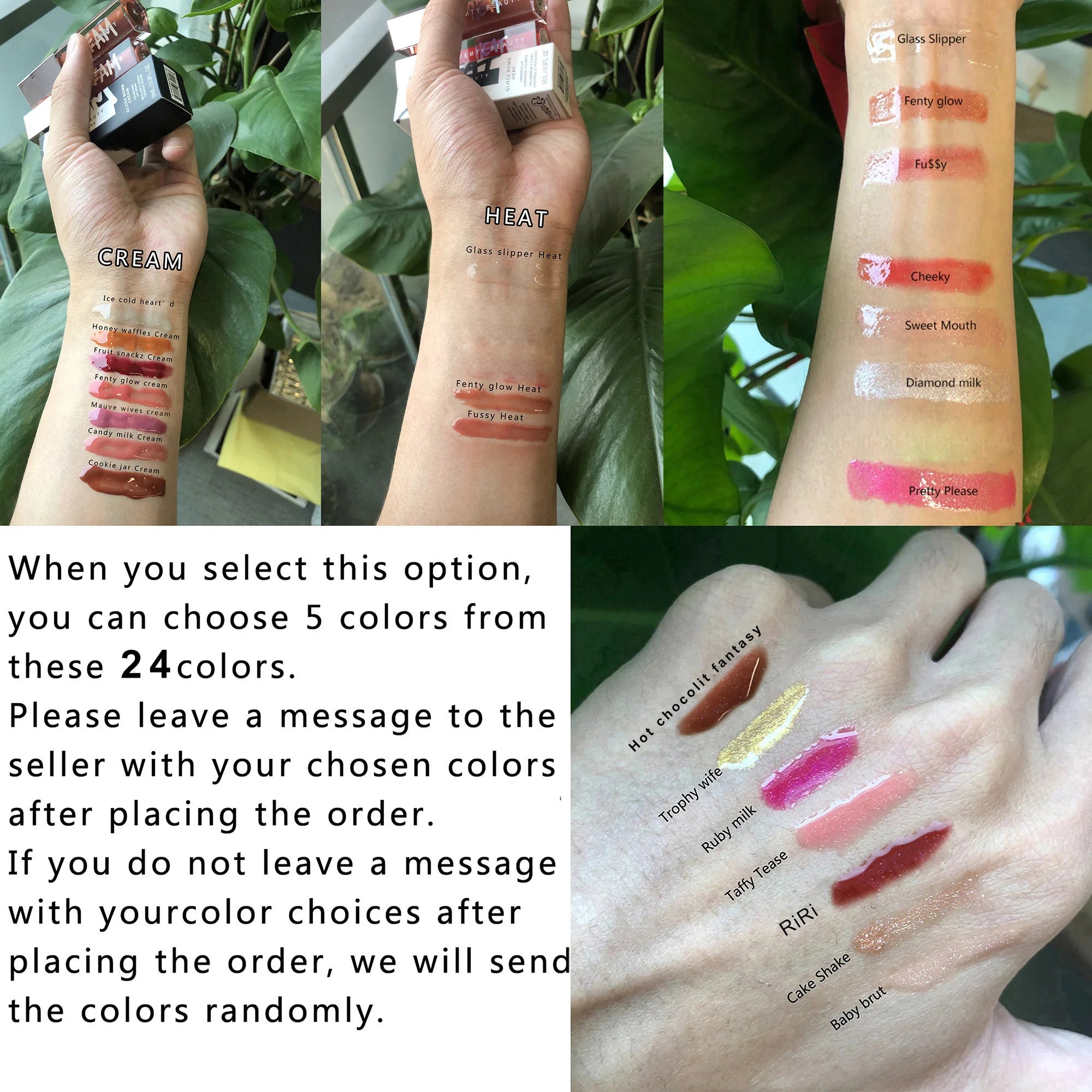 Christmas Makeup Gift Set High-Shine Lip Gloss Bomb Collection