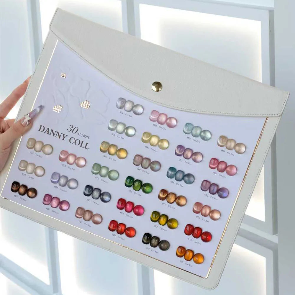 High End Glitter Cat Eye Gel Nail Polish Set Semi-Permanent Hybrid Magnet Gel UV LED Cat's Eye Nail Varnishes For Nail Art 15ml