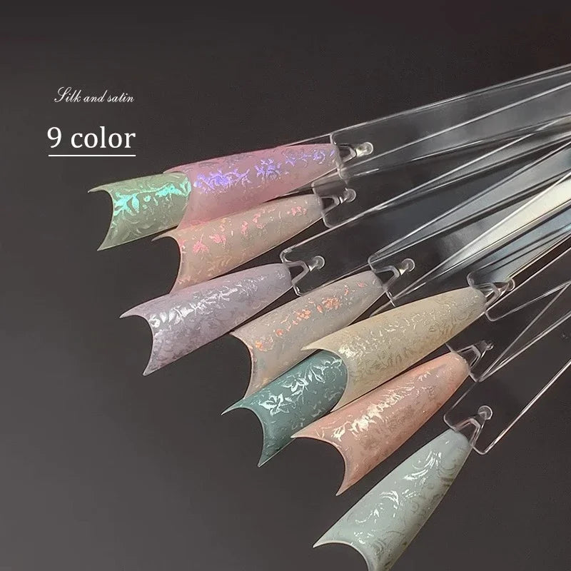 Solid-State Pearlescent Pat Paint Gel Nail Polish Gradient Paintting Glue Semi-permanent Varnish Painting UV Gel Nail Polish