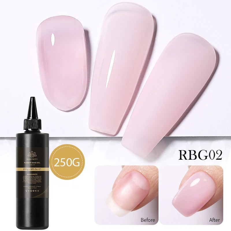 BORN PRETT 250g Nail Prep Dehydrator Quick Air Drying Nail-Primers Gel Nail Polish Base Top Gel Nail Art Vanish Reinforcement Ge