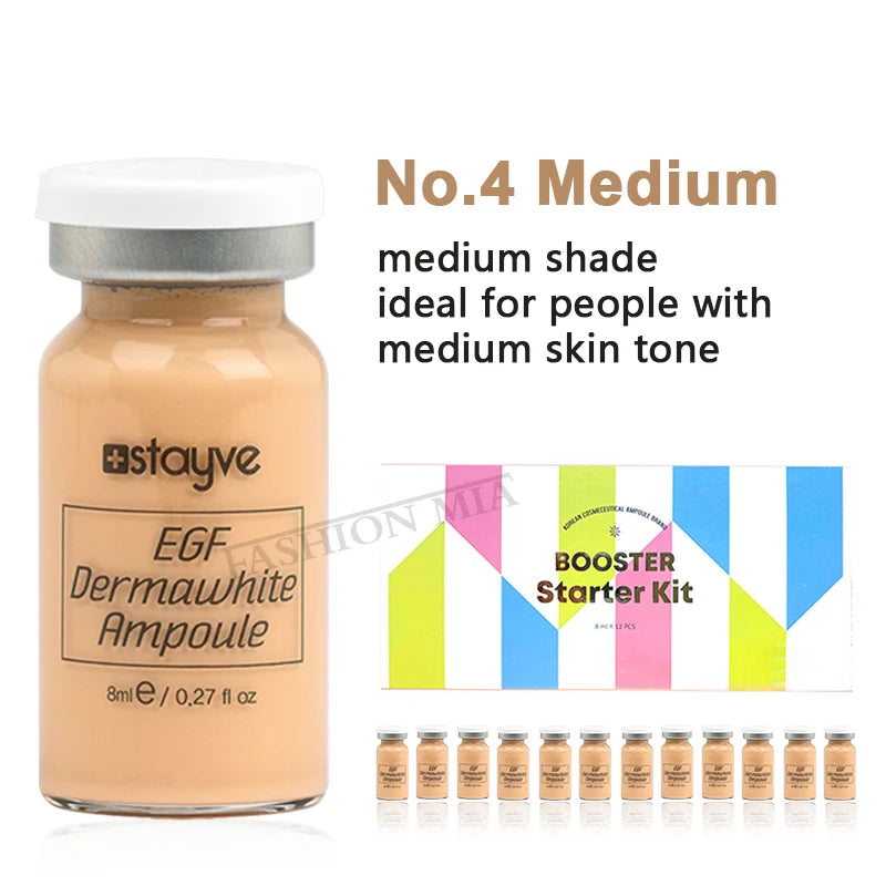 Stayve 8ml BB Cream Glow Starter Kit Peptide Niacinamide Moisturising Nourishing Foundation Cream Face Skin Care