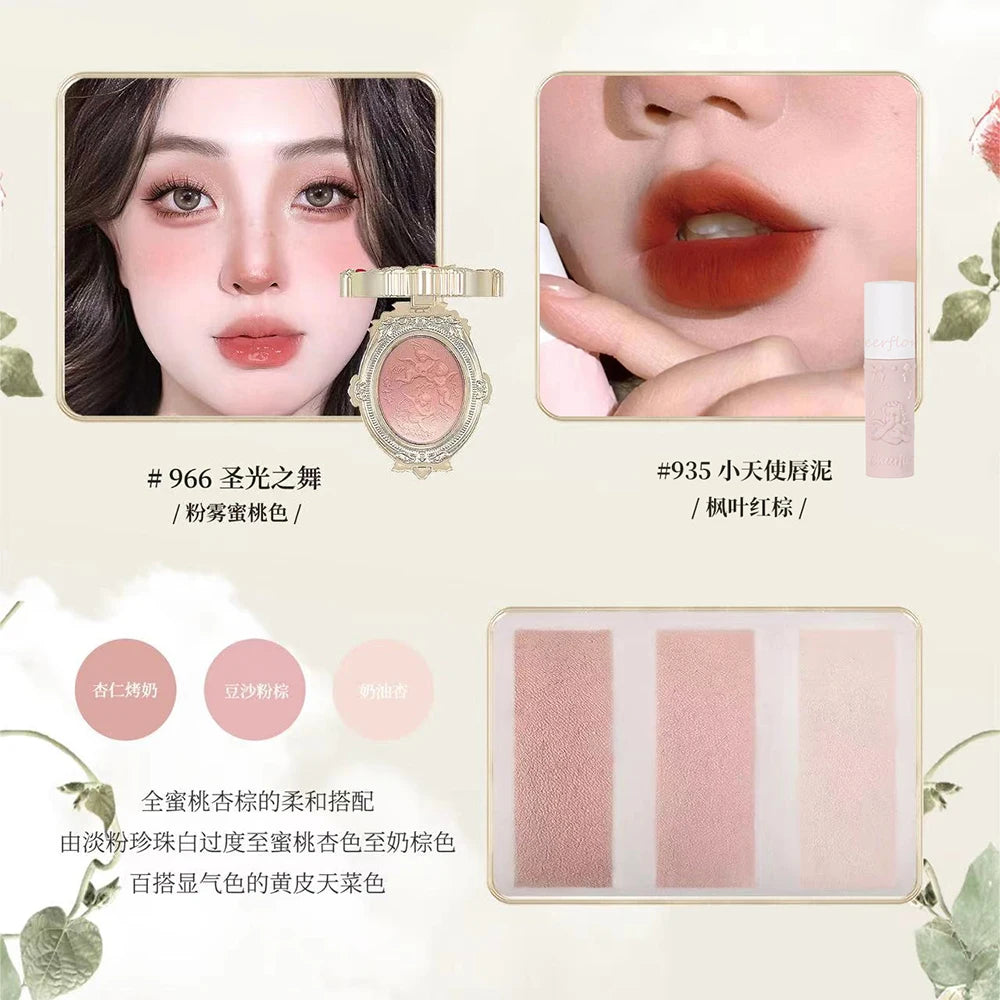 CHEERFLOR Revelation Makeup Cosmetic Gift Box for Girls Birthday Gift Set Blush Eyeshadow