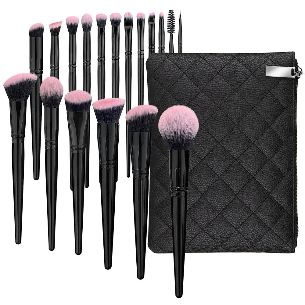 [Biyouyi New Products] 18 makeup brushes set brush ink series loose powder brush eyeshadow brush spot wholesale