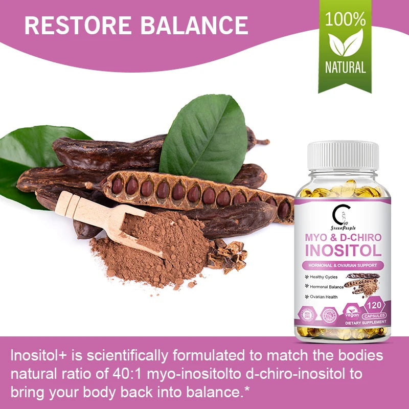 Myo Inositol & D-Chiro Inositol Supplements