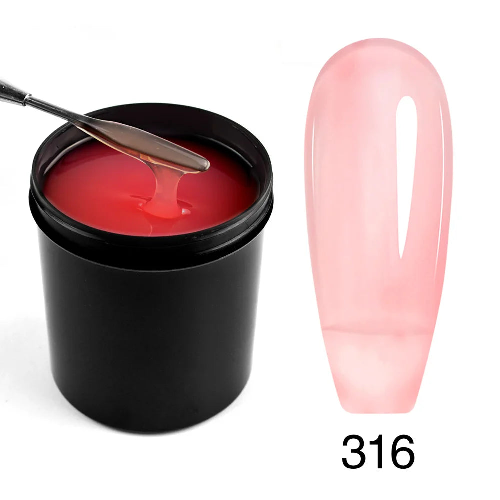 225g Venalisa Camouflage Refillment Gel Soak Off UV LED Builder Extension Jelly Gel Fast Construction Building Nail Gel Polish