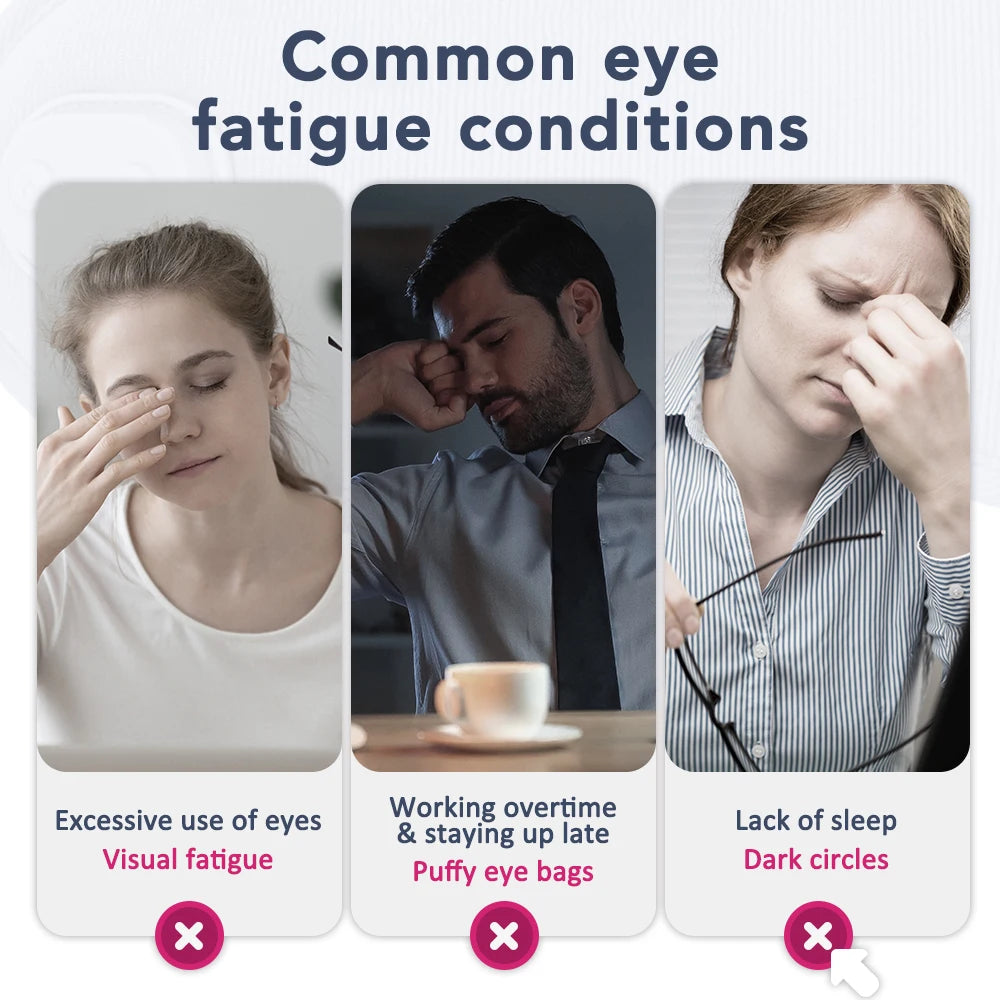 3D Eye Mask for Sleeping Hot Compress Massage Blindfold Concave