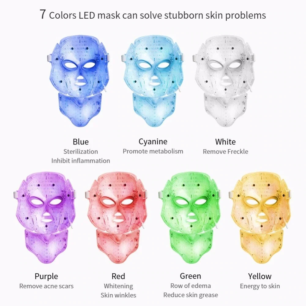 Skin Care Led Mask Red Light Therapy Home Use Beauty Devices
