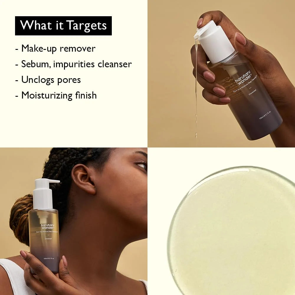 Korean Haruharu Wonder Black Rice Acne Toner and Facial Pore Care