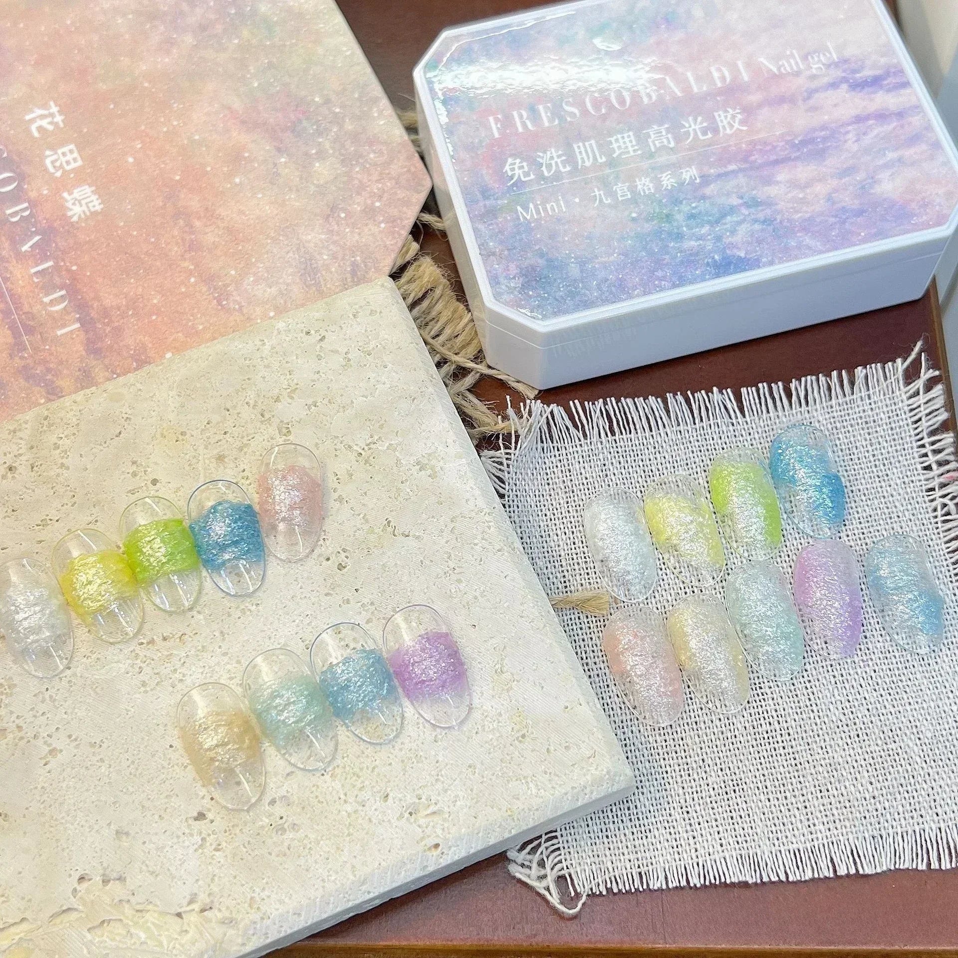 2.5gx9 Nail Drawing 3D Modeling Oil Paint Gel Polish No Wipe Glue Art Design DIY Flowers Painted Carved Nail Gel For Manicure