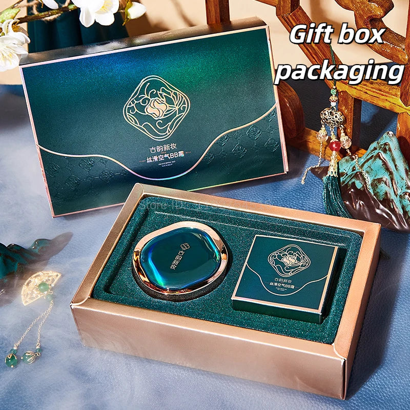 Chinese Style Makeup Set Gift Box Air Cushion BB Cream Oil Control Concealer Moisturizing Lasting Liquid Foundation Cosmetics