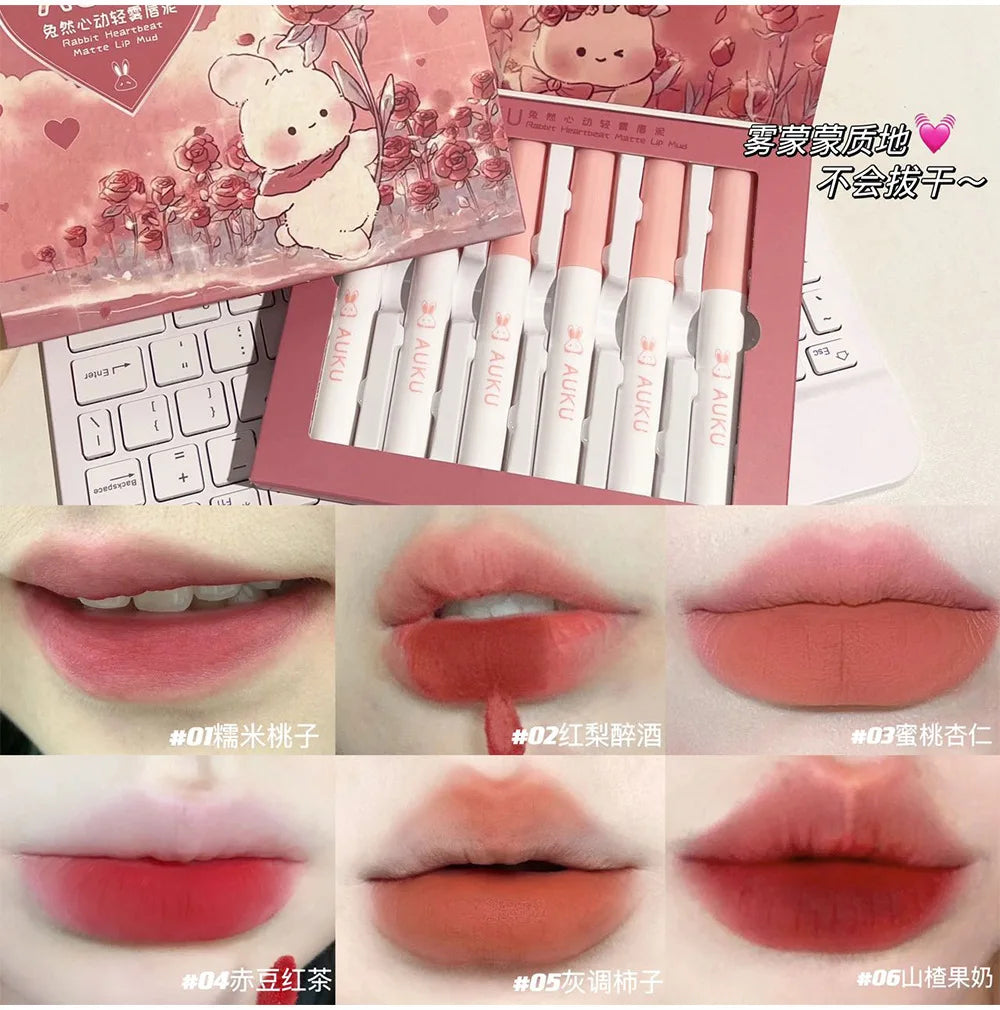 6-12 PCS Lipstick Set Make-up for women Waterproof Long lasting Cosmetics Korean makeup Matte lipstick