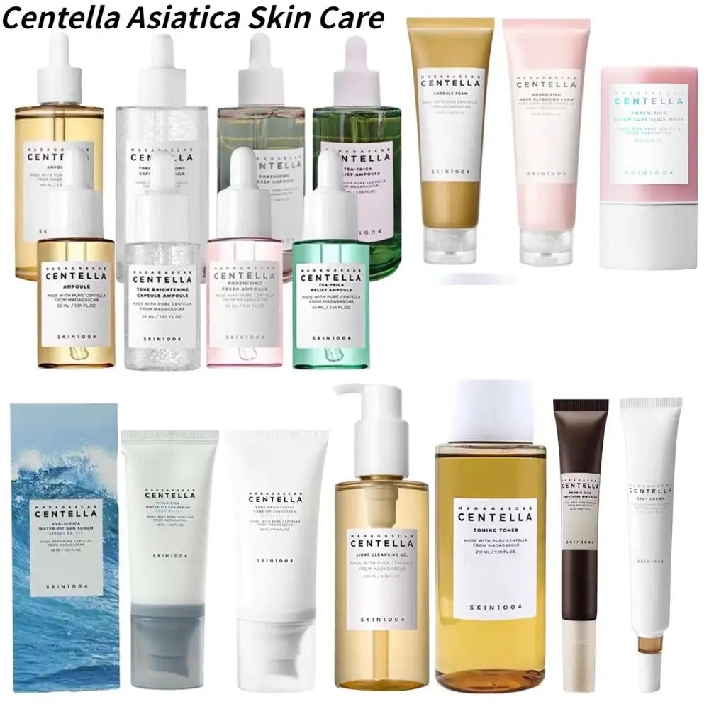 Centella Asiatica Essence/Eye Cream/Cleanser/Cleansing Oil/Sun Cream/Toner Moisturizing Calming Brightening Face Serum Skin Care
