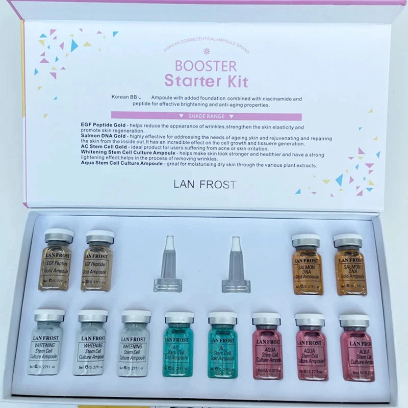 Korea 8ml BB Cream Glow Starter Kit Peptides/Niacinamide Foundation Cream Sunscreen Moisturizing Cream Facial Skin Care