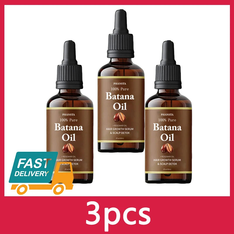 100% Natural Batana Oil Rosemary Hair Growth Oil Fast Hair Growth