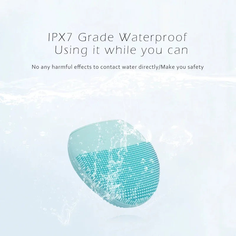 Beauty Facial Cleansing Brush Face Skin Care Tools Waterproof Silicone Electric Sonic Cleanser Facial