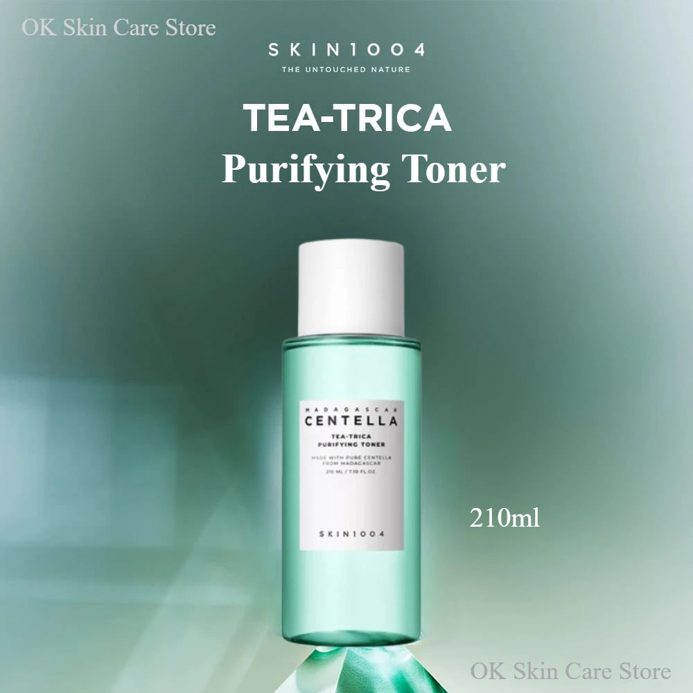 Korean Centella Tea-Trica BHA Foam Cleanser Purifying Toner Face Ampoule Serum and B5 Cream Relief Skincare Beauty Products Set