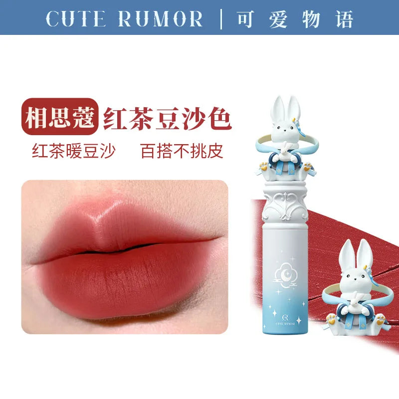 Cute Rumor Korean Matte Lipstick Makeup Soft Matte Lip Stick 24 Hours Waterproof Set