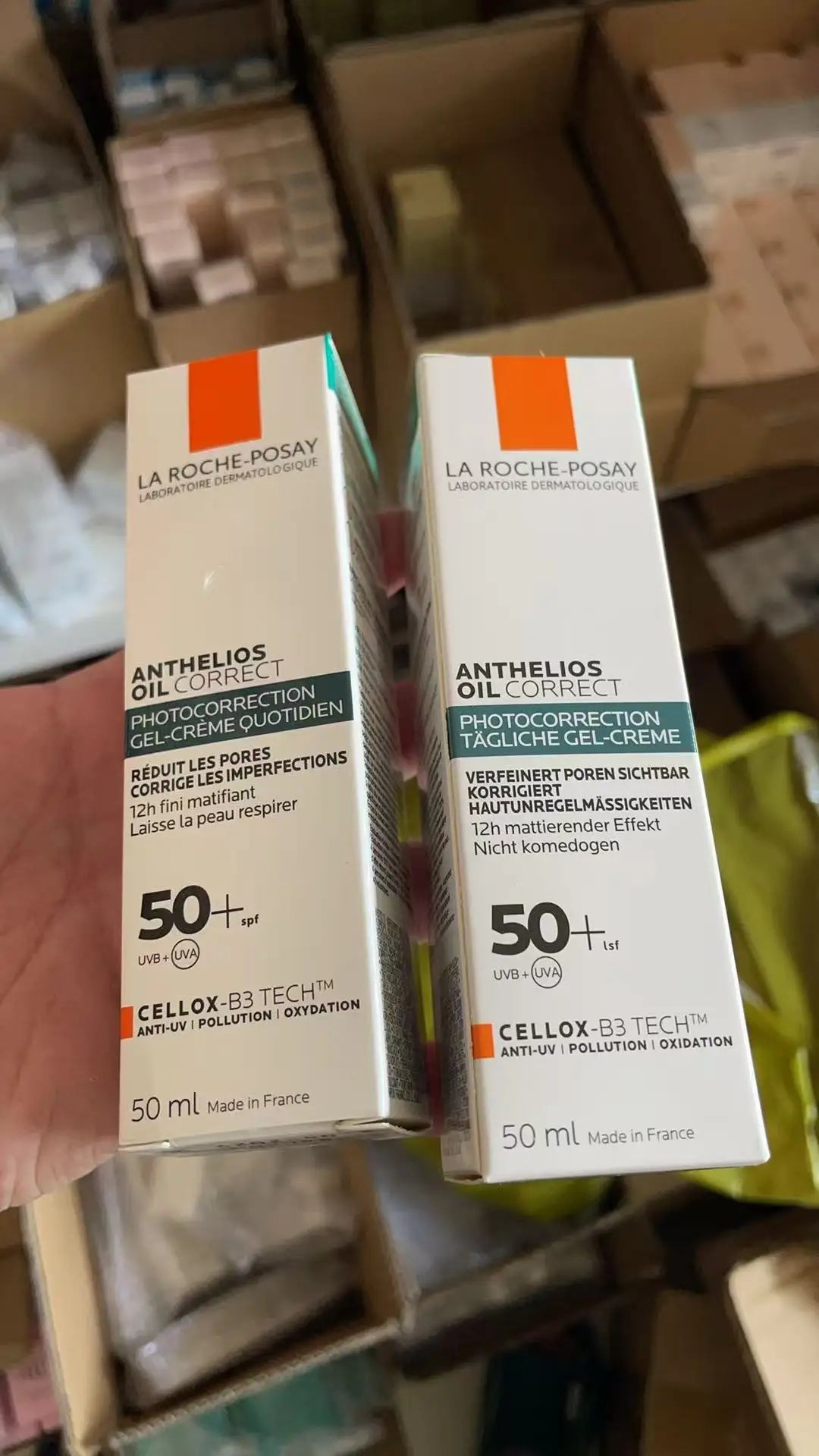 Summer Sunscreen Anthelios Pigment Correct / Anthelios Oil Correct / Anthelios Age Correct SPF50 Sunscreen Cream 50ml