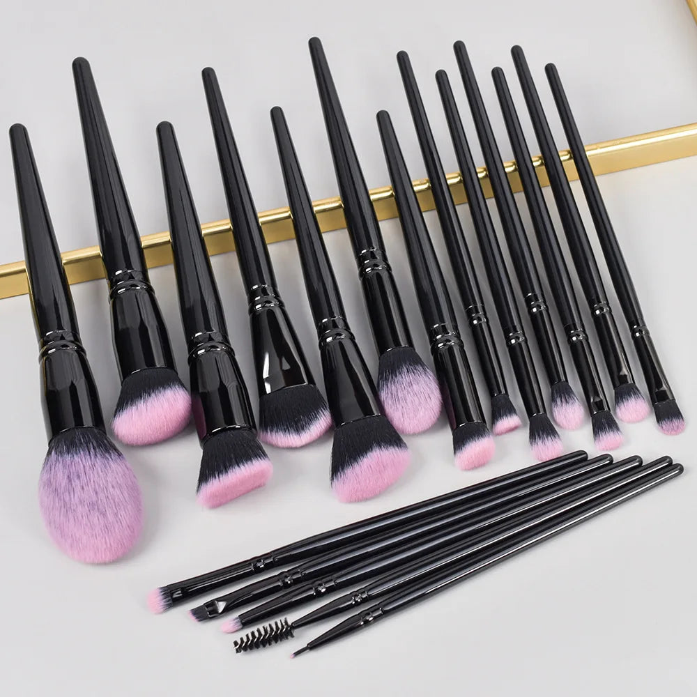 [Biyouyi New Products] 18 makeup brushes set brush ink series loose powder brush eyeshadow brush spot wholesale