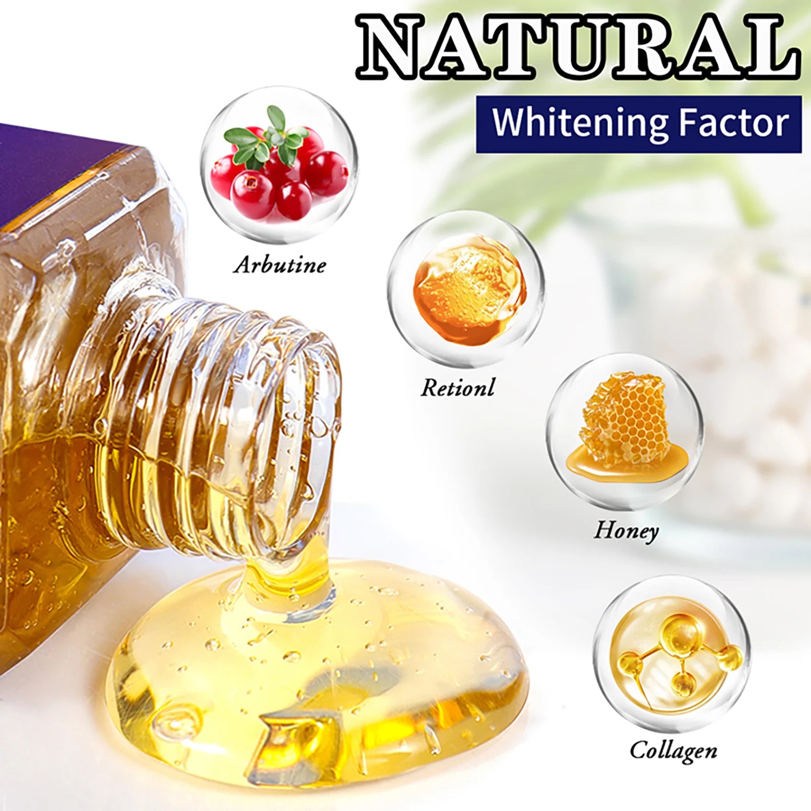 LKIAE Advanced Retinol Double Whitening Skin Care Set, Deeply Moisturizing, Clean Skin, Reduce Wrinkles, Stains, Dark Spots