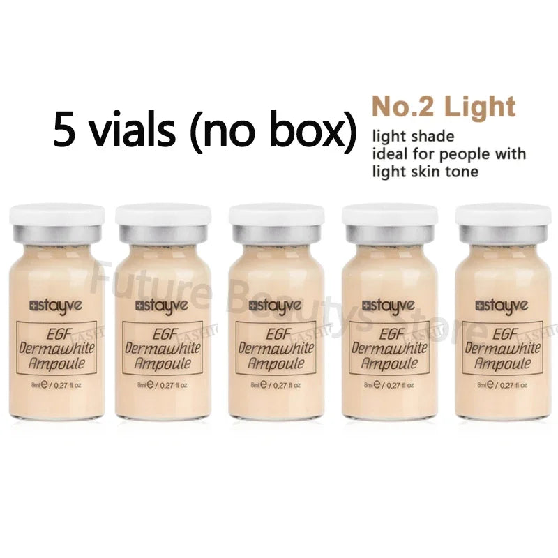 Korea Stayve 8ml BB Cream Glow Ampoule Kit Hyaluronic Moisturizing Foundation Cream For Men and Women Beauty Skin Care