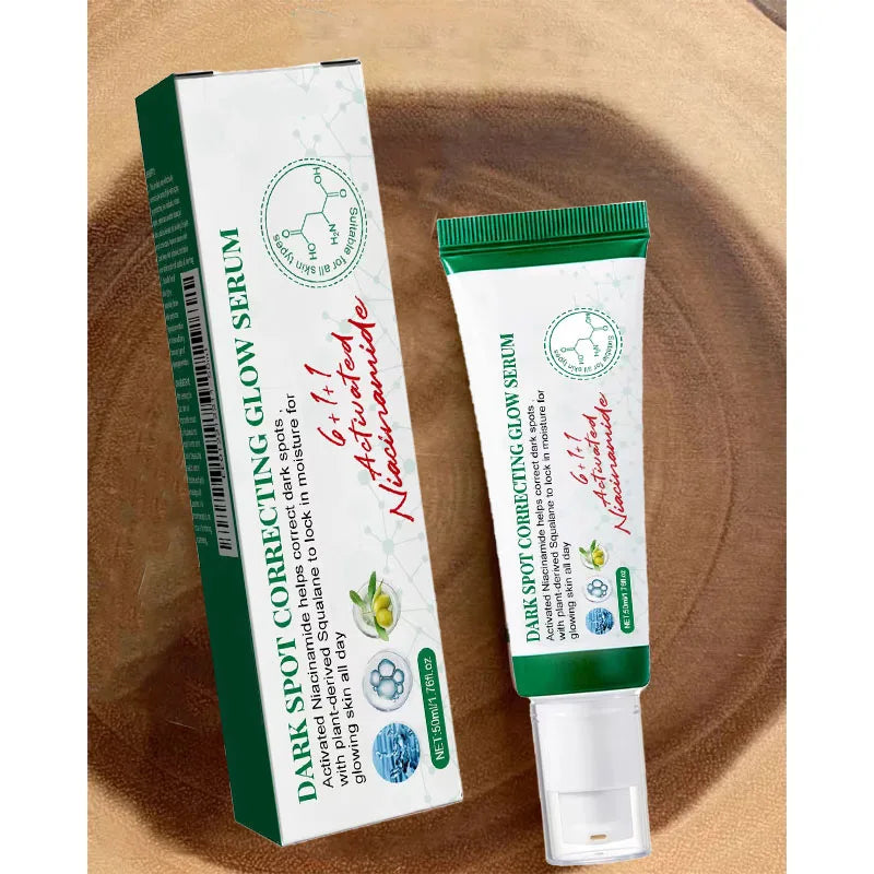 50ml Dark Spot Correcting Glow Serum Effectively Improves Dull Face Moisturizing Whitening Brighten Gently Soothe Serum
