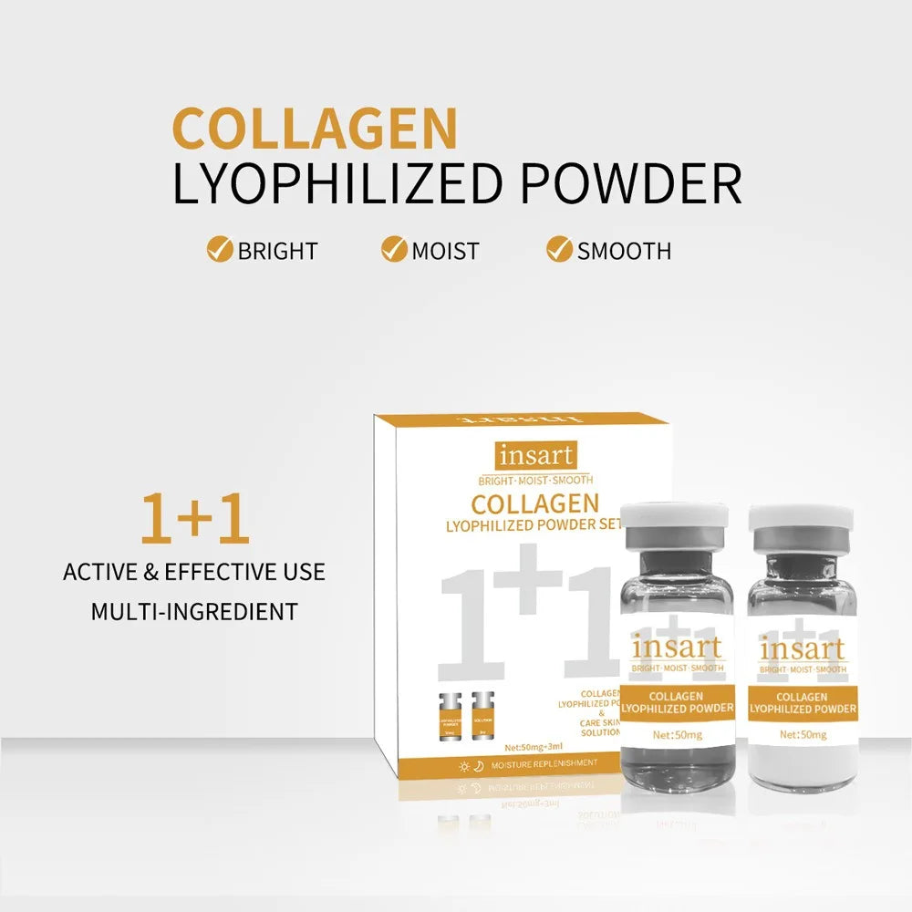 Collagen Niacinamide VC Lyophilized Powder Face Serum Anti Aging Brightening Moisturizing Essence for All Skin  Skincare