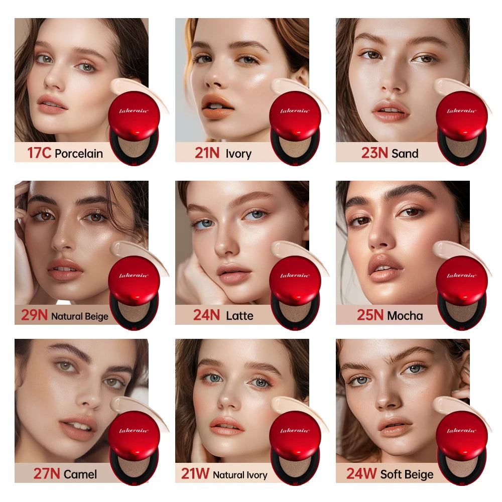 Cushion Foundation 72 Hours Long-Lasting Lightweight Buildable Coverage Semi-Matte Finish Korean Cushion Founda