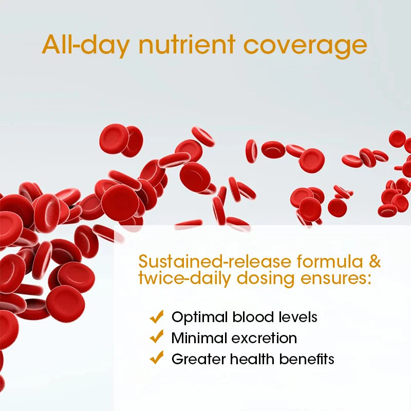 iMATCHME Compound Vitamin B Capsule VB B1 B2 B3 B5 B6 B7 B9 B12