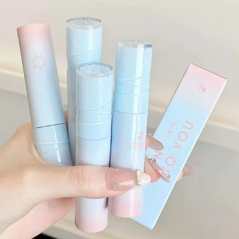 INTO YOU Lipstick Appears White Lightweight  Not Easy To Stick To Cups Matte Long-lasting Waterproof Natural Beauty Makeup
