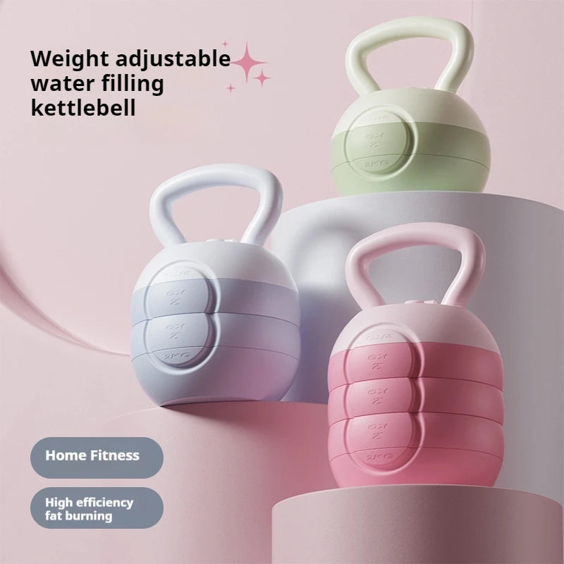 Kettlebell women's fitness exercise removable watering kettlebell