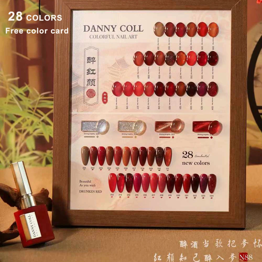 Red Gel Nail Polish Set Gel Polish Set