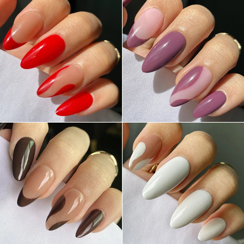 MSHARE 100ML Nail Gel Polish Soak Off UV LED Nails Vernis Semi Permanent Varnish Polish White Red Nail Gel Art