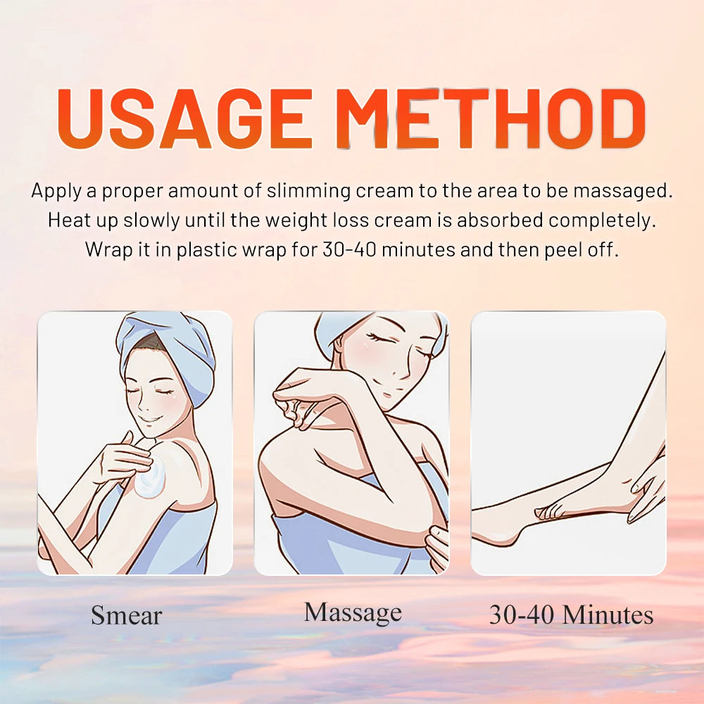 MeiYanQiong Body Slimming Cream Remove Belly Thigh Body Fat Keep Body Body Firming Belly lose Cream Slimming Cream 40g