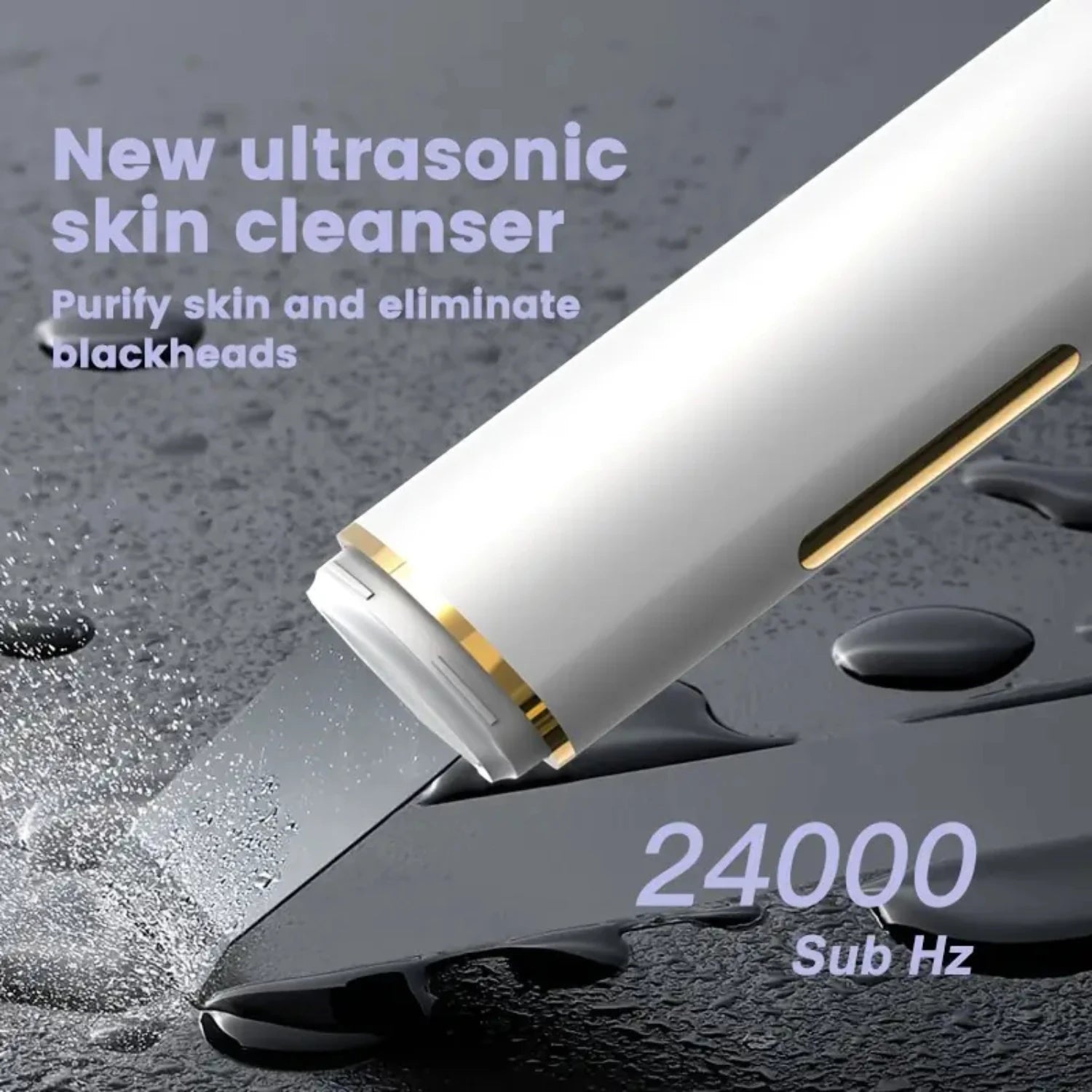 Effective Ultrasonic Exfoliating Facial Cleanser for Pore Blackhead and Pimple Cleaning: Skin Scrubber & Blackhead Removal Instr