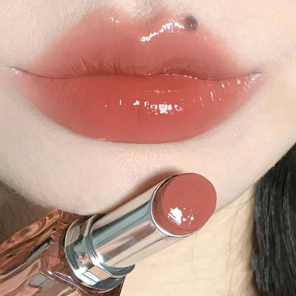 MISTINE Long-Lasting Lipstick Non-Transfer Coffee Ice Lipstick Glossy Liquid Lip Gloss Matte Red Brown Lip Color