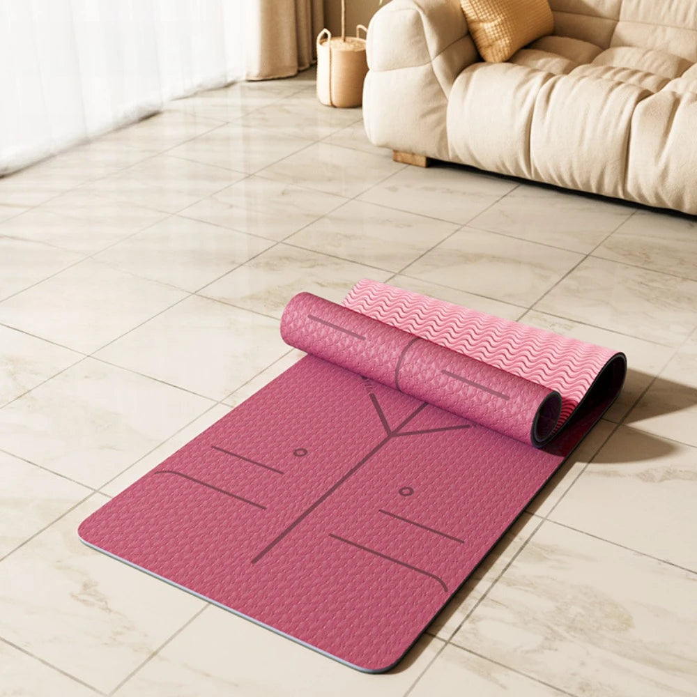 Wide Thickened TPE Yoga Mat for Women